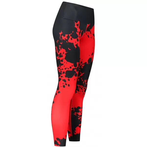  Női hosszú prémium leggings ALTISPORT VOJ/ALW012LEG01 FEKETE PIROS 