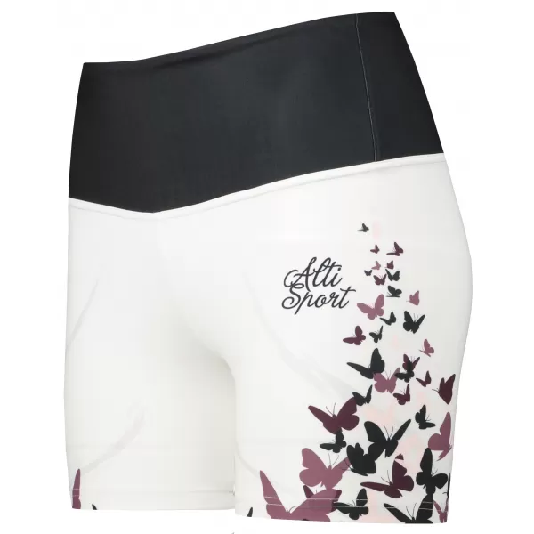  Női rövid prémium leggings ALTISPORT VOJ/ALW022LEG03 FEHÉR 
