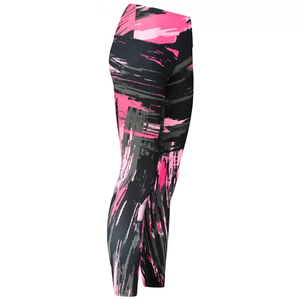  Női hosszú prémium leggings ALTISPORT VOJ/ALW010LEG01 FEKETE/VILÁGOS RÓZSASZÍN 