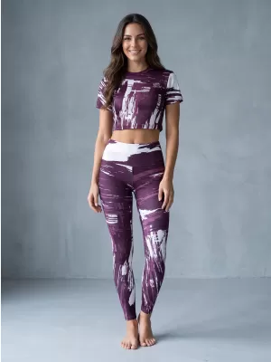 Női hosszú prémium leggings ALTISPORT VOJ/ALW010LEG01 LILA