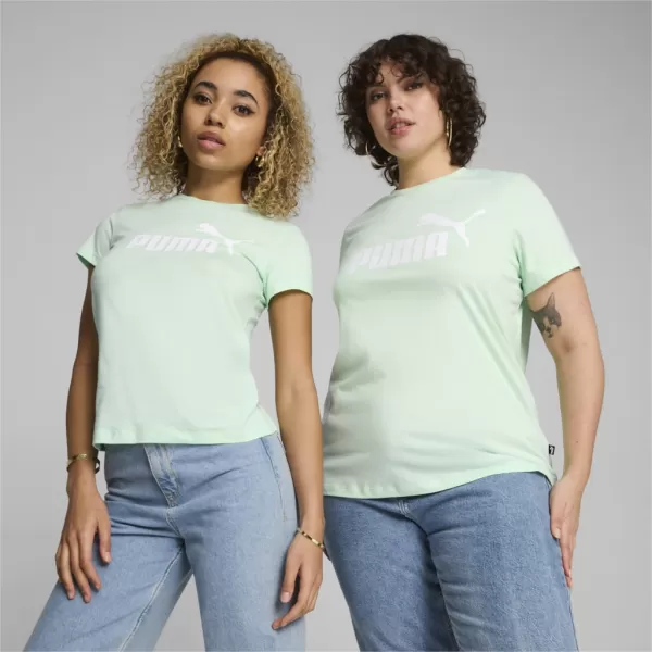  Női póló PUMA ESS LOGO TEE 586775-90 ZÖLD 