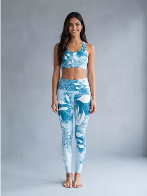 Női hosszú prémium leggings ALTISPORT VOJ/ALW020LEG01 KÉK