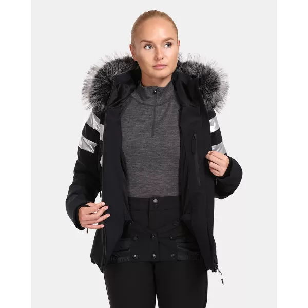  Női sídzseki KILPI LTD ASTER-W UL0141KI FEKETE 