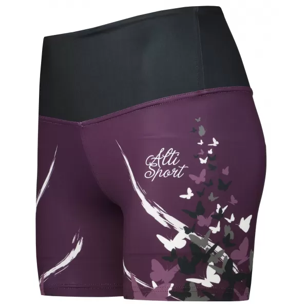  Női rövid prémium leggings ALTISPORT VOJ/ALW022LEG03 LILA 
