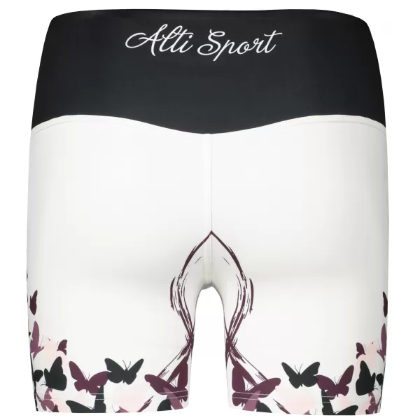  Női rövid prémium leggings ALTISPORT VOJ/ALW022LEG03 FEHÉR 