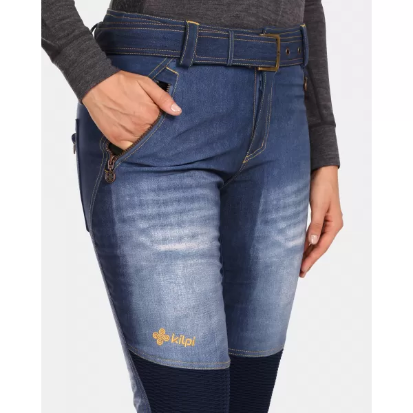  Női softshell sínadrág KILPI JEANSO-W UL0409KI SÖTÉTKÉK 