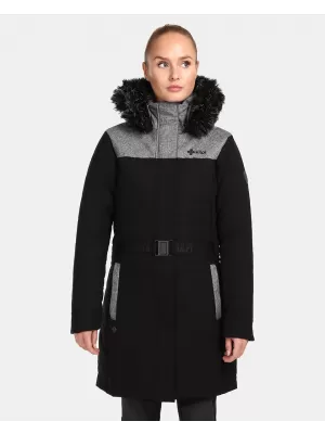 Női télikabát KILPI KETRINA-W UL0129KI FEKETE