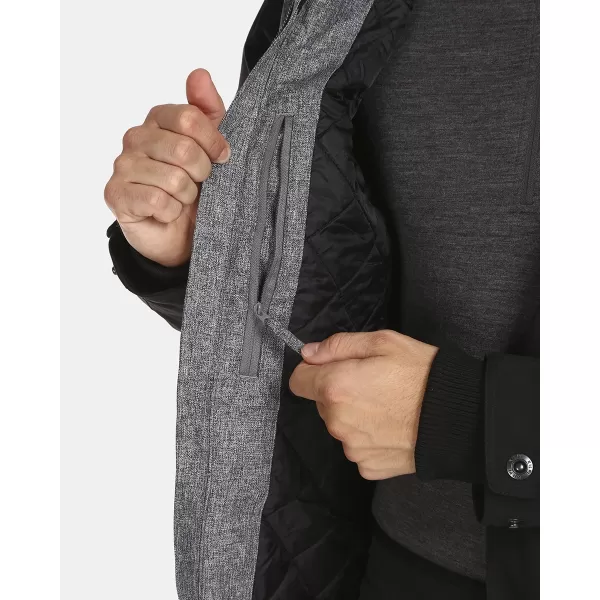  Férfi téli kabát KILPI ALPHA-M UM0127KI FEKETE 