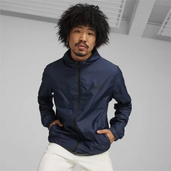  Férfi széldzseki PUMA ESS SOLID WINDBREAKER 847484-14 KÉK 