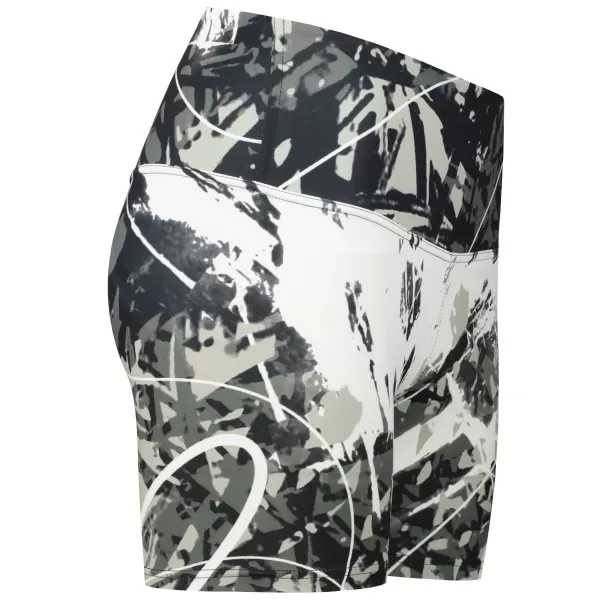  Női rövid prémium leggings ALTISPORT VOJ/ALW018LEG03 FEKETE ÉS FEHÉR 