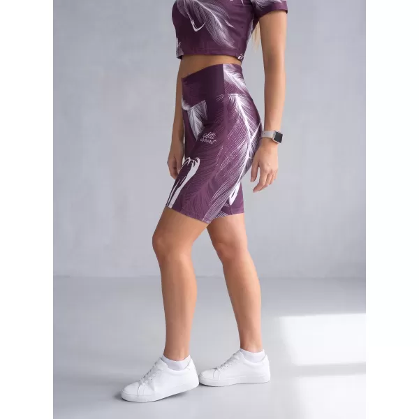  Térd feletti női leggings prémium ALTISPORT VOJ/ALW001LEG02 LILA/FEHÉR 