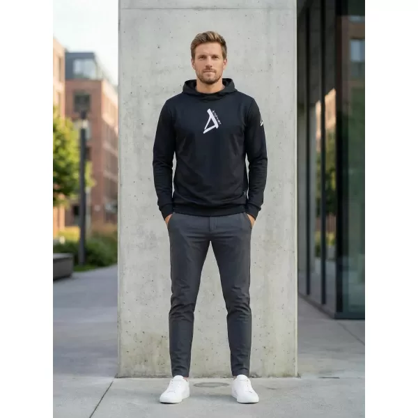  Férfi prémium funkcionális pulóver ALTISPORT VOJ/ALM013MI01 FEKETE 