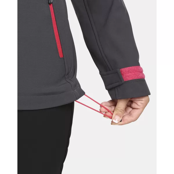  Női softshell kabát KILPI RAVIA-W UL0124KI SÖTÉTSZÜRKE 