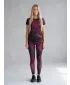 Női hosszú prémium leggings ALTISPORT VOJ/ALW012LEG01 LILA/FEKETE