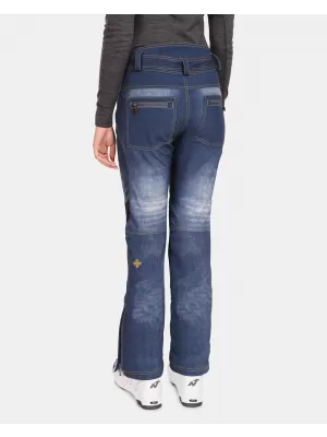 Női softshell sínadrág KILPI JEANSO-W UL0409KI SÖTÉTKÉK