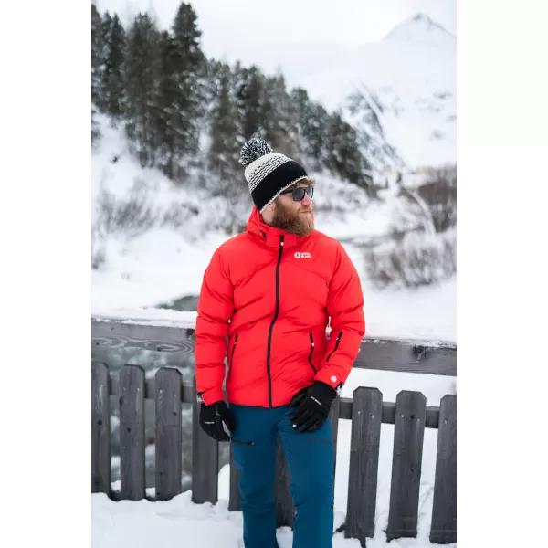  Férfi téli kabát NORDBLANC BRILLIANCY NBWJM7926 PIROS 