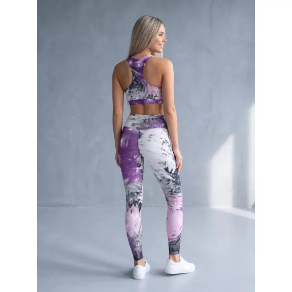  Női hosszú prémium leggings ALTISPORT VOJ/ALW016LEG01 LILA 