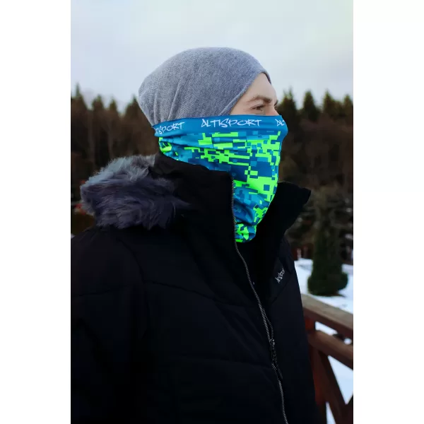 Nyakkendő ALTISPORT VOJ/ALU011NAK01 KEROZIN/SÁRGA 