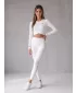 Női hosszú prémium leggings ALTISPORT VOJ/ALW021LEG01 FEHÉR