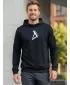 Férfi prémium funkcionális pulóver ALTISPORT VOJ/ALM013MI01 FEKETE