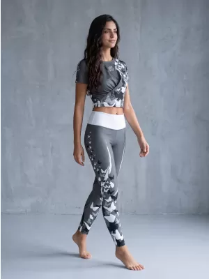 Női hosszú prémium leggings ALTISPORT VOJ/ALW022LEG01 SZÜRKE