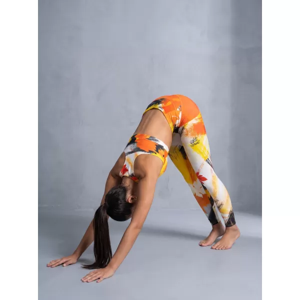  Női hosszú prémium leggings ALTISPORT VOJ/ALW019LEG01 NARANCS 