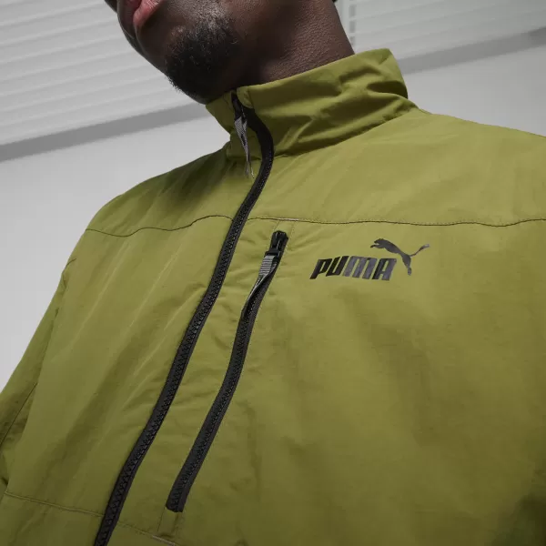  Férfi dzseki PUMA STYLE WINDBREAKER 623685-33 ZÖLD 