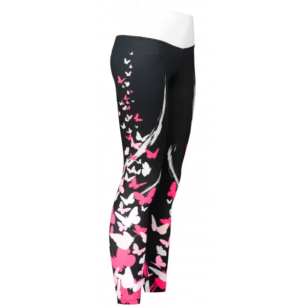  Női hosszú prémium leggings ALTISPORT VOJ/ALW022LEG01 FEKETE RÓZSASZÍN 