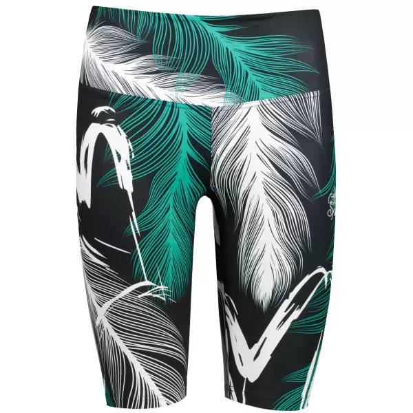  Térd feletti női leggings prémium ALTISPORT VOJ/ALW001LEG02 FEKETE/TÜRKIZ 