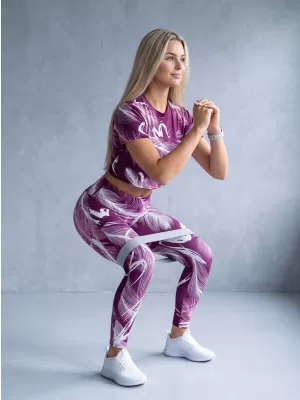 Női hosszú prémium leggings ALTISPORT VOJ/ALW001LEG01 FUKSZIA