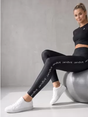 Női hosszú prémium leggings ALTISPORT VOJ/ALW021LEG01 FEKETE