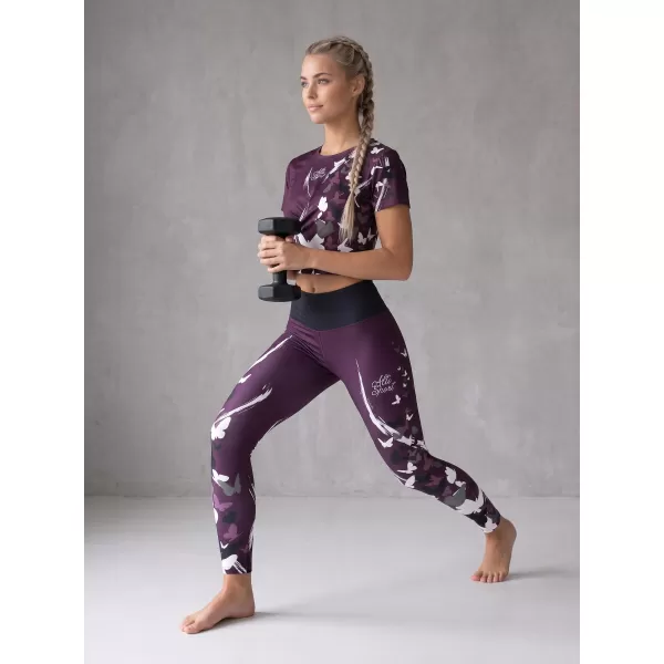  Női hosszú prémium leggings ALTISPORT VOJ/ALW022LEG01 LILA 