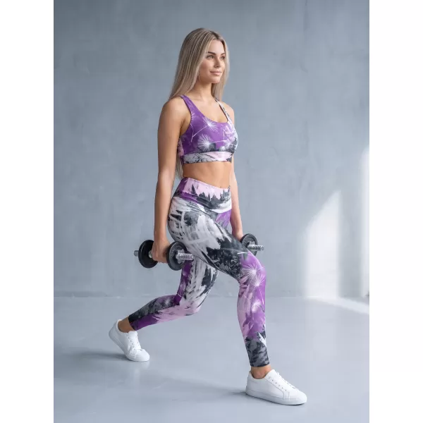  Női prémium sportmelltartó ALTISPORT VOJ/ALW016POD01 LILA 