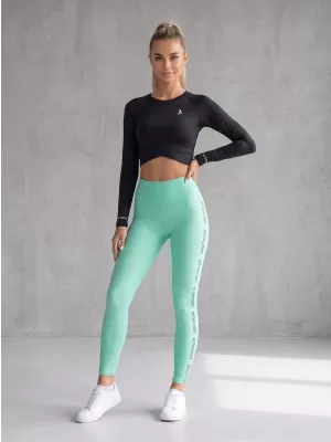 Női hosszú prémium leggings ALTISPORT VOJ/ALW021LEG01 TÜRKIZ