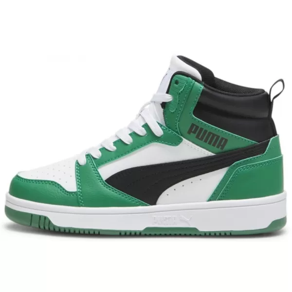  Gyerekcipők PUMA REBOUND V6 MID JR 393831-10 FEHÉR 