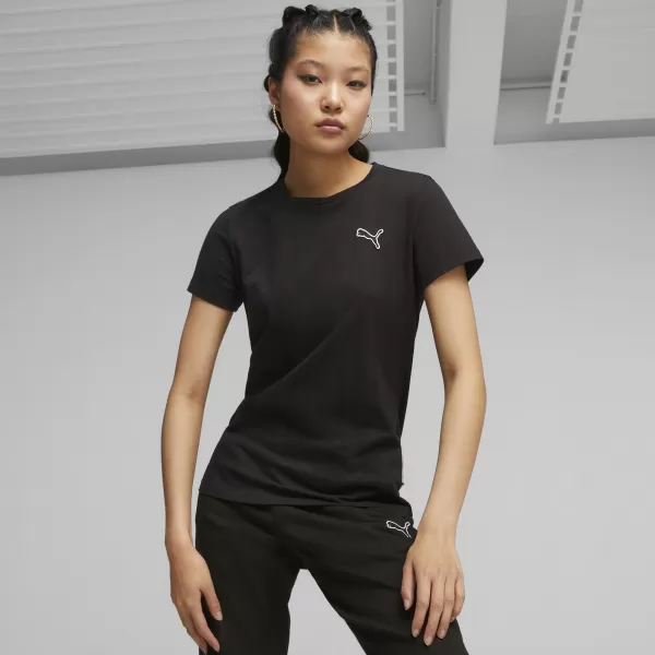  Női póló PUMA BETTER ESSENTIALS TEE 675986-01 FEKETE 
