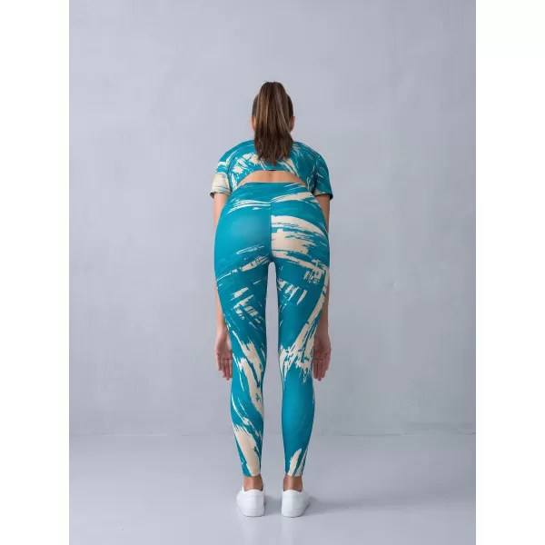  Női hosszú prémium leggings ALTISPORT VOJ/ALW010LEG01 KEROZIN/BARNA 