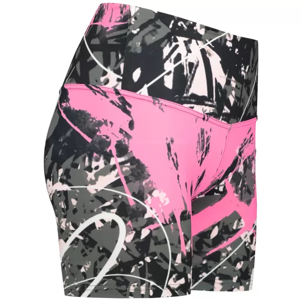 Női rövid prémium leggings ALTISPORT VOJ/ALW018LEG03 FEKETE RÓZSASZÍN 