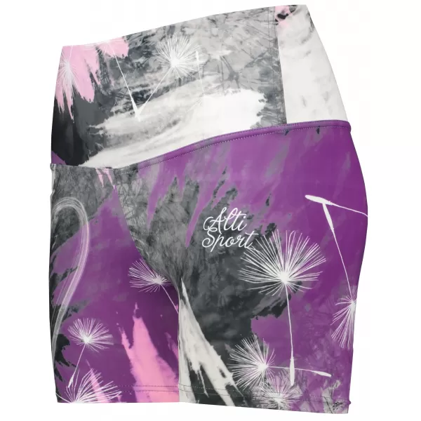  Női rövid prémium leggings ALTISPORT VOJ/ALW016LEG03 LILA 