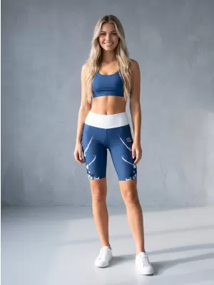 Dámské legíny nad kolena premium ALTISPORT VOJ/ALW022LEG02 NAVY