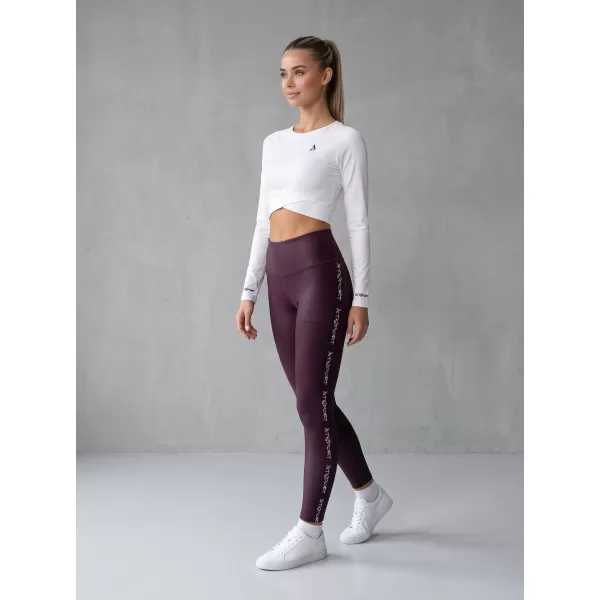  Női hosszú prémium leggings ALTISPORT VOJ/ALW021LEG01 LILA 