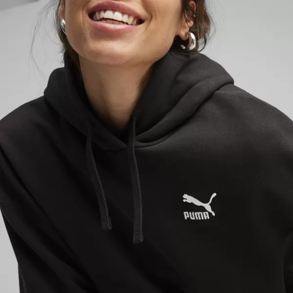  Női pulóver PUMA BETTER RELAXED HOODIE 624227-01 FEKETE 
