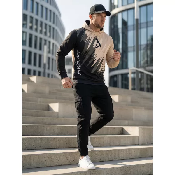  Férfi prémium funkcionális pulóver ALTISPORT VOJ/ALM006MI01 FEKETE BARNA 