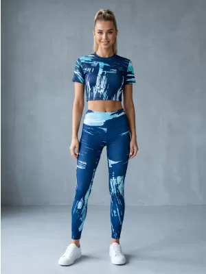 Női hosszú prémium leggings ALTISPORT VOJ/ALW010LEG01 KIRÁLYKÉK