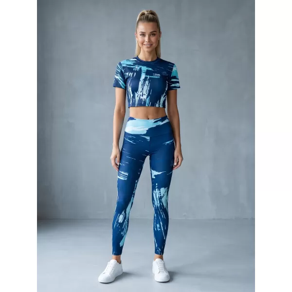  Női hosszú prémium leggings ALTISPORT VOJ/ALW010LEG01 KIRÁLYKÉK 