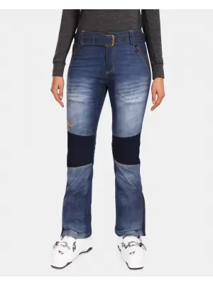 Női softshell sínadrág KILPI JEANSO-W UL0409KI SÖTÉTKÉK