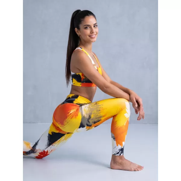  Női hosszú prémium leggings ALTISPORT VOJ/ALW019LEG01 NARANCS 