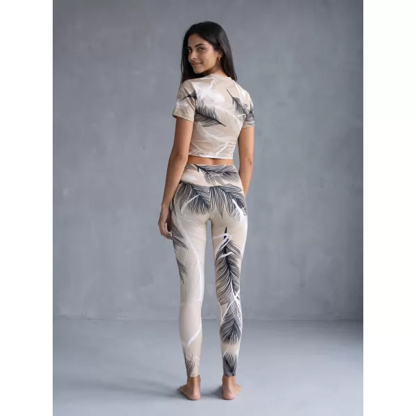  Női hosszú prémium leggings ALTISPORT VOJ/ALW001LEG01 BARNA 