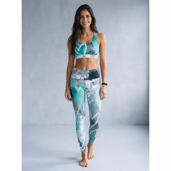  Női hosszú prémium leggings ALTISPORT VOJ/ALW017LEG01 TÜRKIZ 