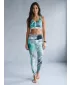 Női hosszú prémium leggings ALTISPORT VOJ/ALW017LEG01 TÜRKIZ